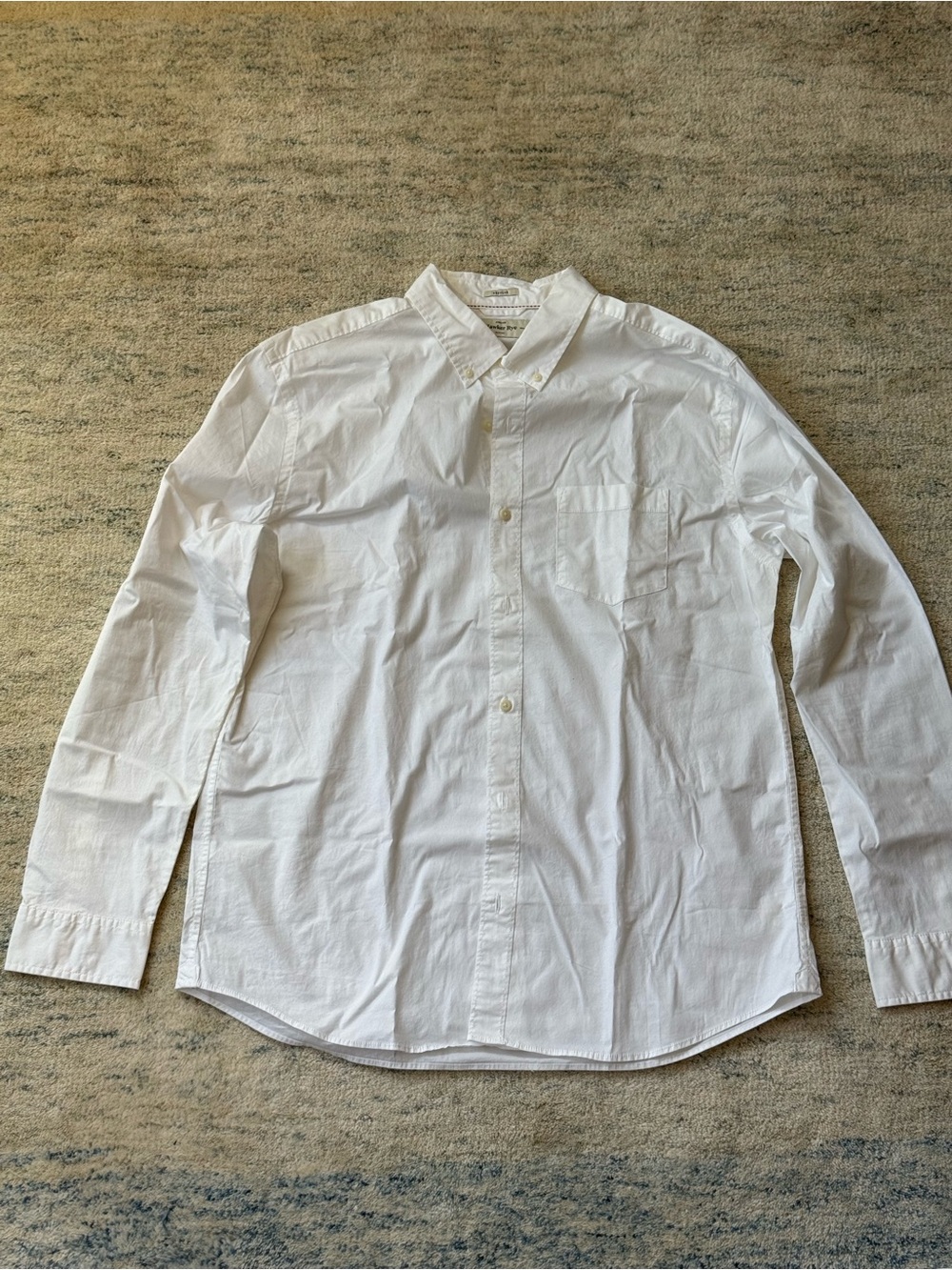 Hawker Rye White Button Down Shirt Regular Fit L – NWOT